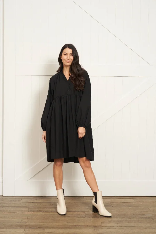 Betty Basics Cottage Dress Black