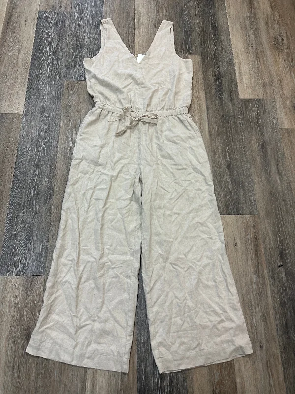 Jumpsuit By Splendid In Tan, Size: L