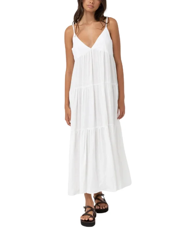 Classic Tiered Midi Dress