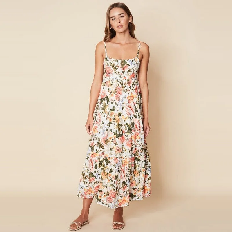 Corvina Midi Dress (Teatro Floral)