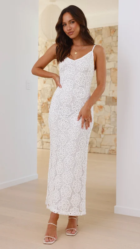 Kaden Maxi Dress - White