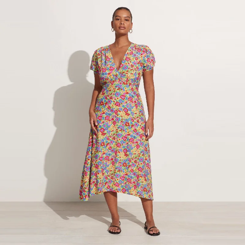 Raphaela Midi Dress (Fortuna Floral)