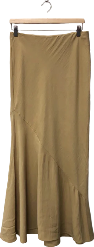 H&M Beige Long Skirt Medium