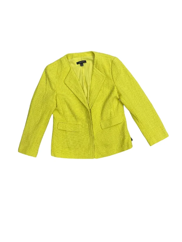 Blazer By Ann Taylor In Yellow, Size: 2