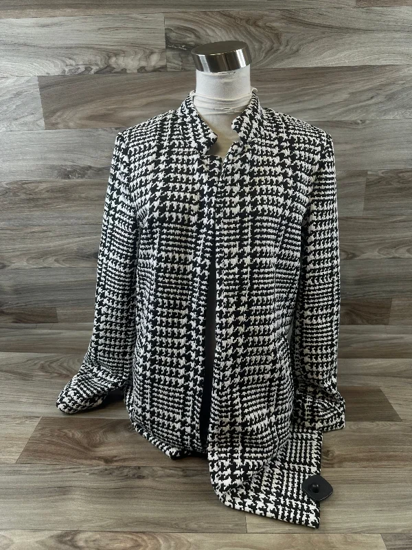 Blazer By Carolina Belle In Black & White, Size: L