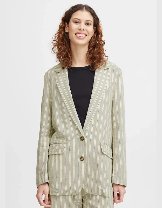 B Young Falakka Blazer TEA STRIPED MIX