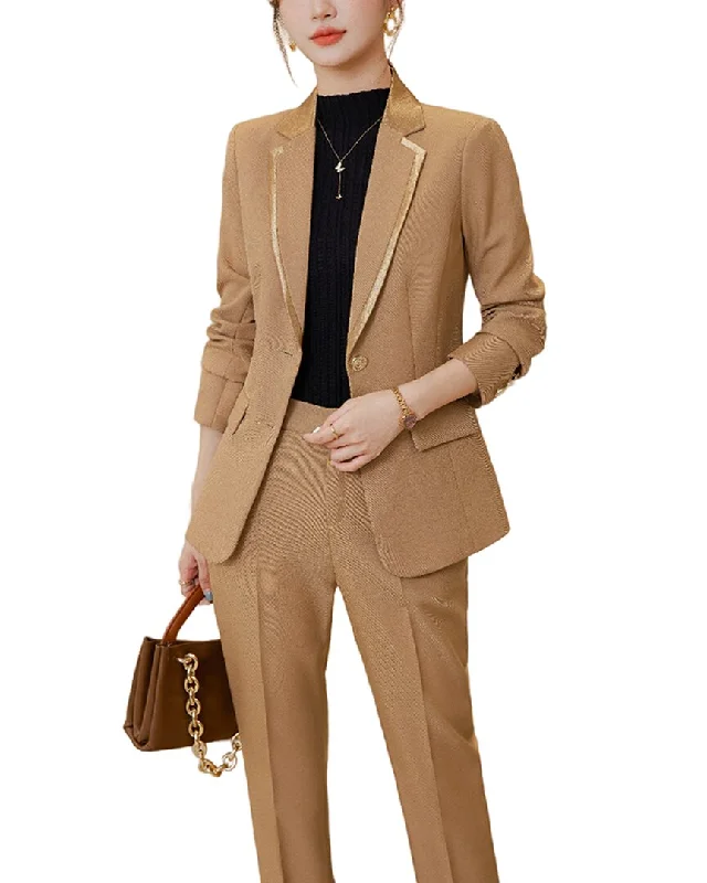 Bossy Chic 2pc Blazer & Pant Set