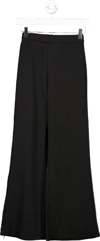 I Saw It First Black Wide Leg Trousers UK 8