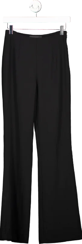 NovaLuxe Black Robin High Waist Trousers UK S