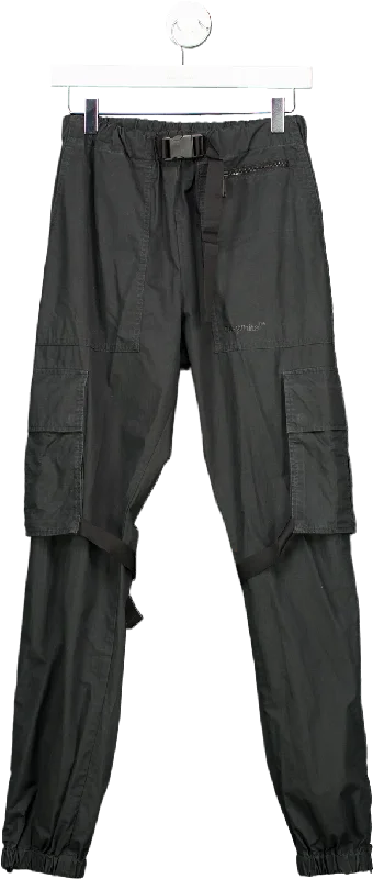 Off-White Black Cargo Trousers UK XS