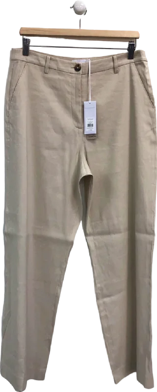 The White Company Beige Trousers UK 12